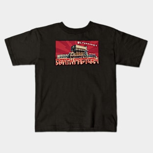 Death Factory "Red Sunburst" Kids T-Shirt